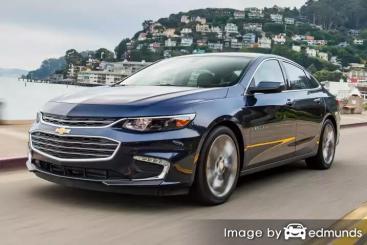 Insurance rates Chevy Malibu in Milwaukee