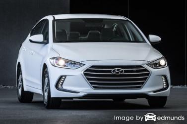 Insurance quote for Hyundai Elantra in Milwaukee