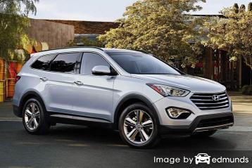 Insurance quote for Hyundai Santa Fe in Milwaukee