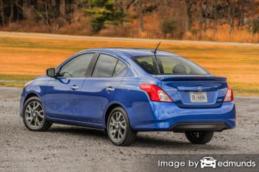 Insurance rates Nissan Versa in Milwaukee