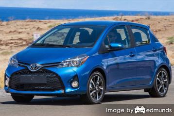 Insurance rates Toyota Yaris in Milwaukee